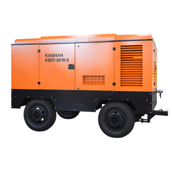 KSDY-13.6/8 75kw Trailer Type Electric Screw Air Compressor