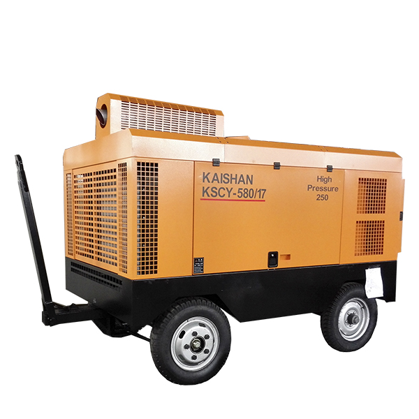 Diesel Screw Air Compressor KSCY-570/13 Mobile Screw Air Dual Frequency Conversion Dual Stage Compressor Mining Tunnel Engineering