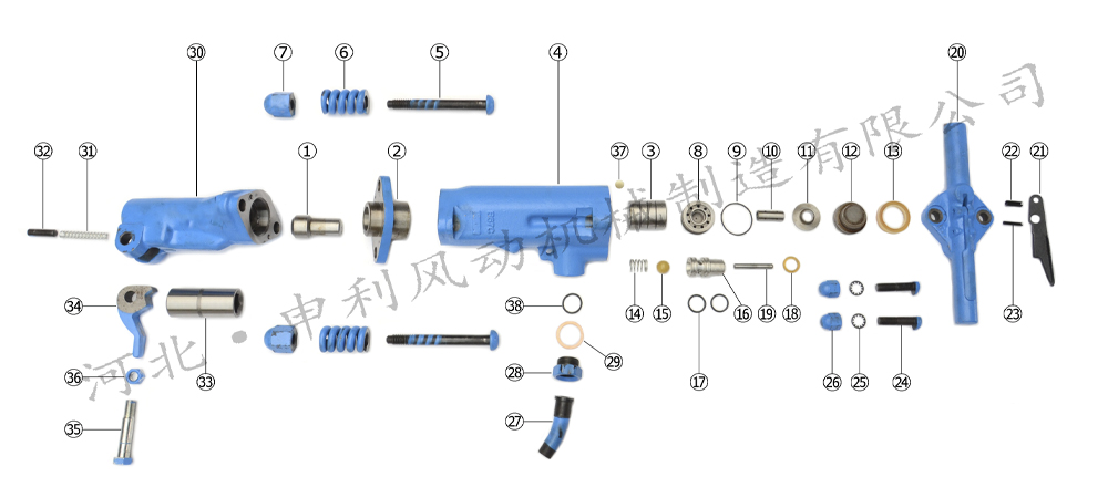 pemutus pneumatik AIR PICK tpb40 tpb60 tpb90 B37 B67